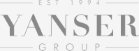 Логотип компании Yanser групп обесцвеченный